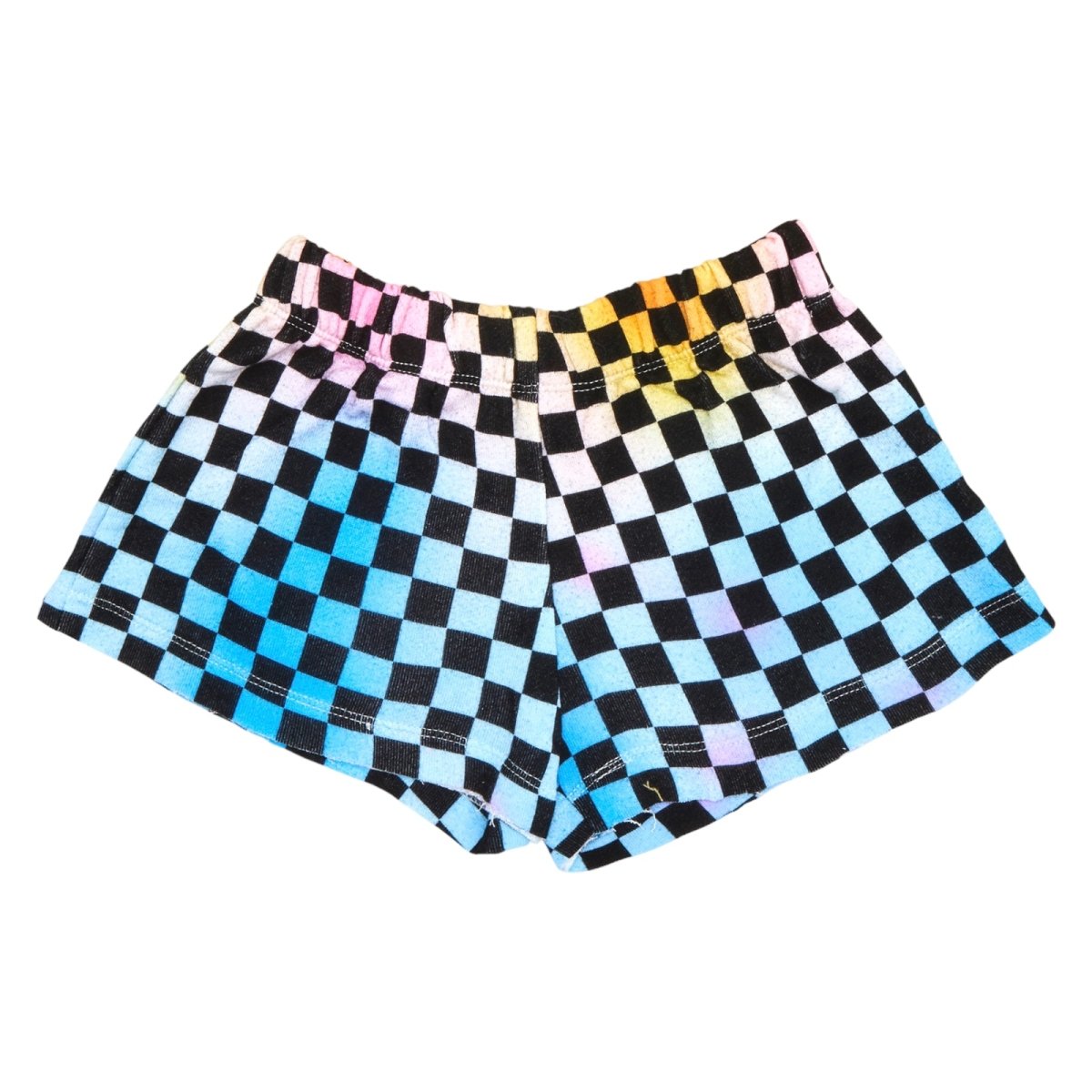 PASTEL CHECKERED SHORTS - FLOWERS BY ZOE