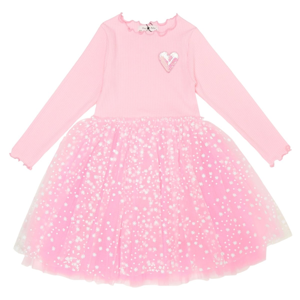 PATCHED HEART TWINKLE TUTU DRESS - PETITE HAILEY