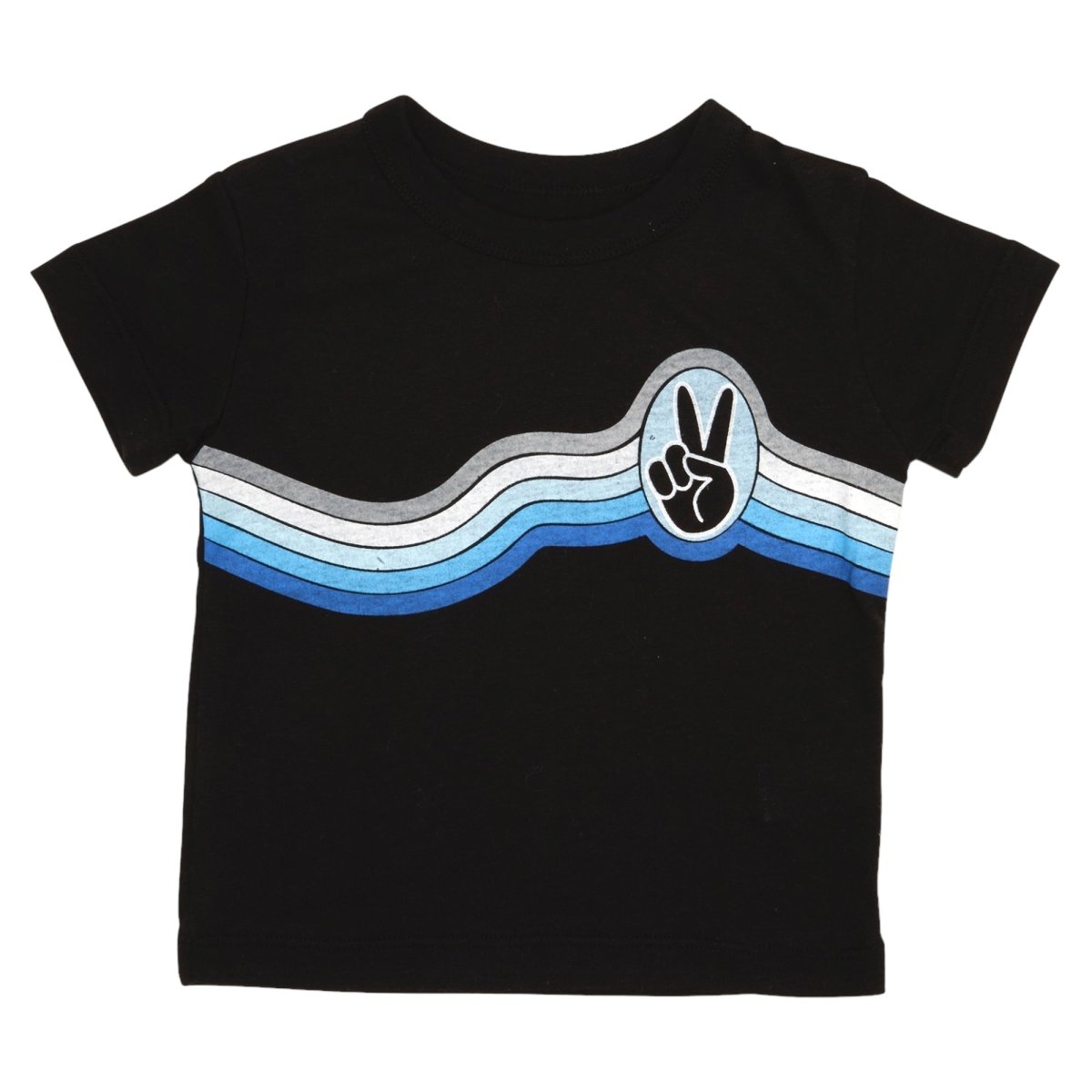 PEACE SIGN STRIPE TSHIRT - CHASER KIDS