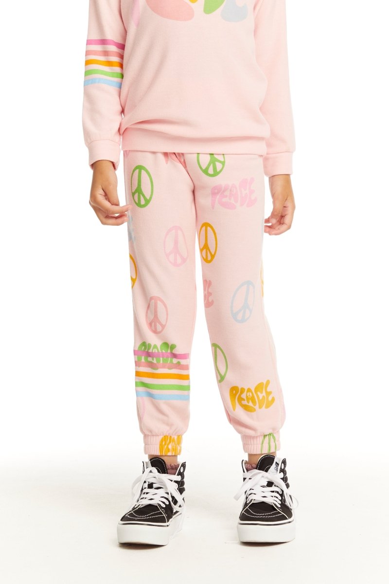 PEACE SWEATPANTS (PREORDER) - CHASER KIDS