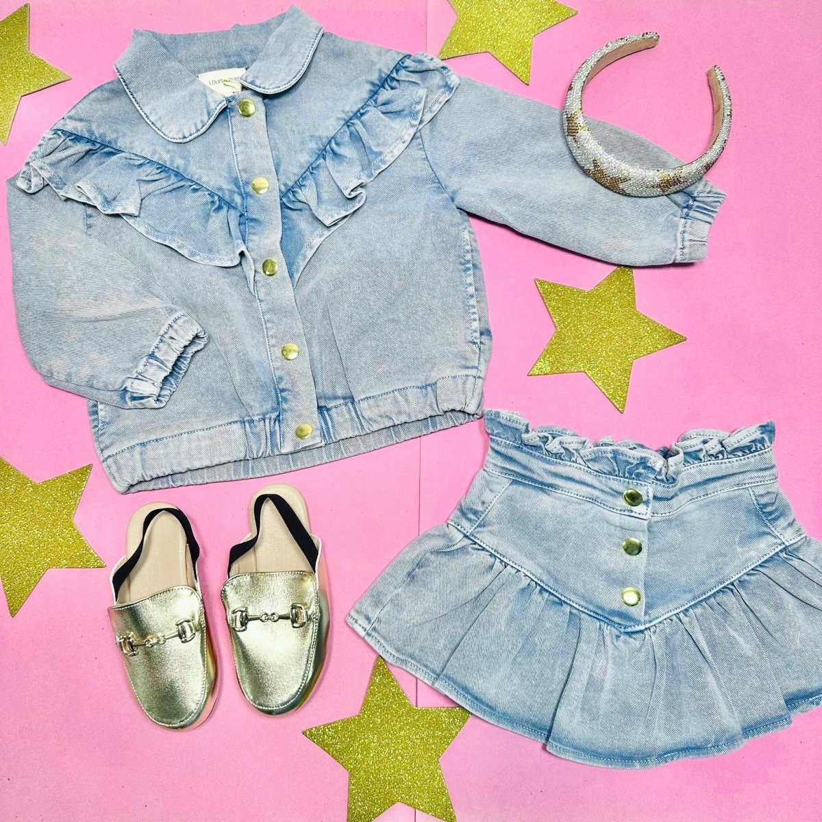 PIPEAU DENIM SKIRT - SKIRTS