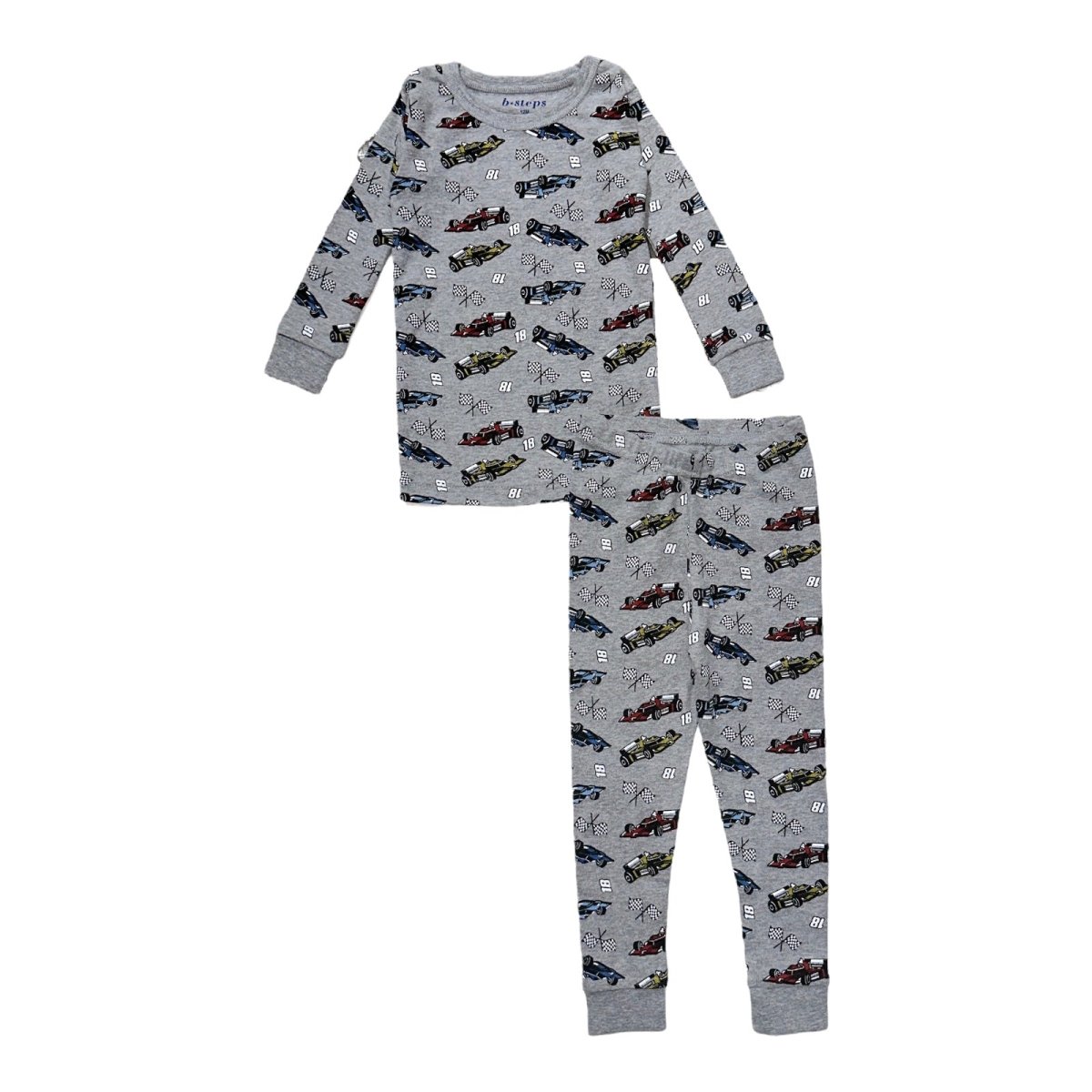RACE CARS TWO PIECE PJS - BABY STEPS