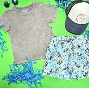 RAD LIGHTNING BOLT SWIM TRUNKS - LOLA AND THE BOYS
