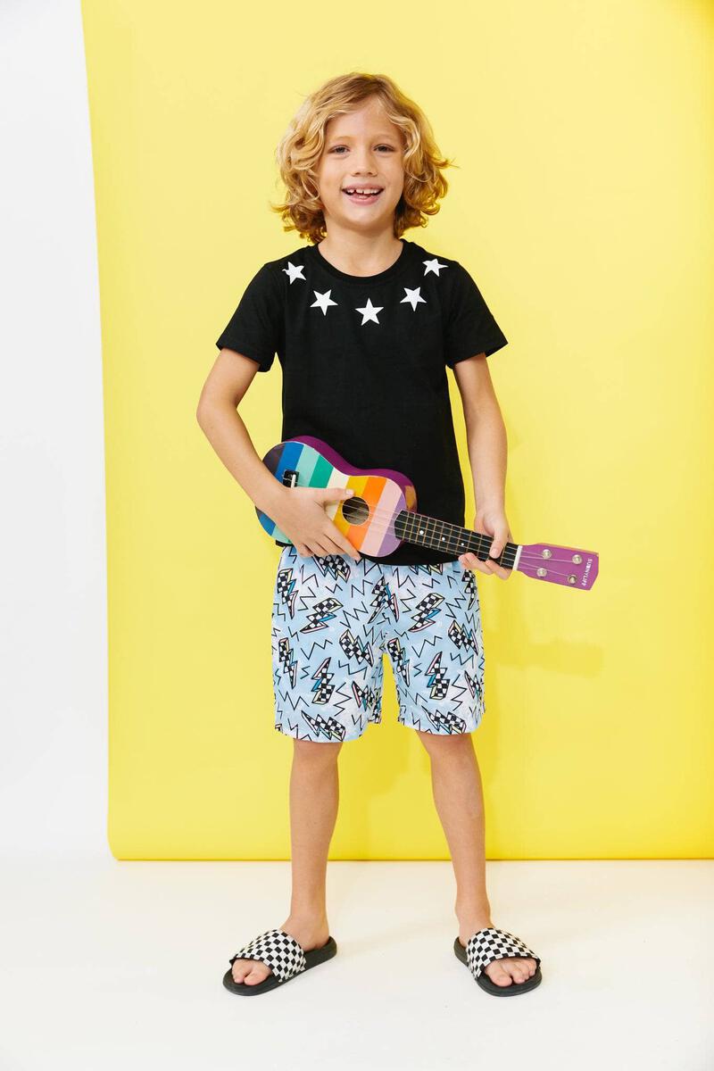RAD LIGHTNING BOLT SWIM TRUNKS (PREORDER) - LOLA AND THE BOYS