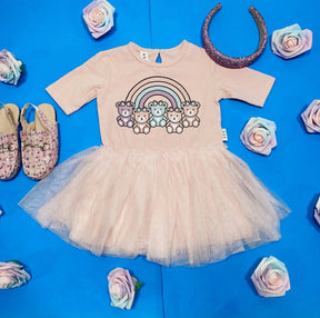 RAINBOW BEARS BALLET TUTU DRESS - DRESSES