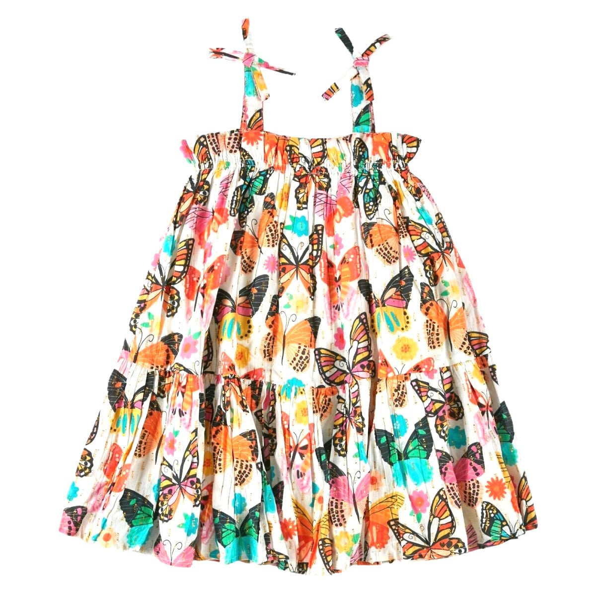 RAINBOW BUTTERFLIES DRESS - LUCKY JADE