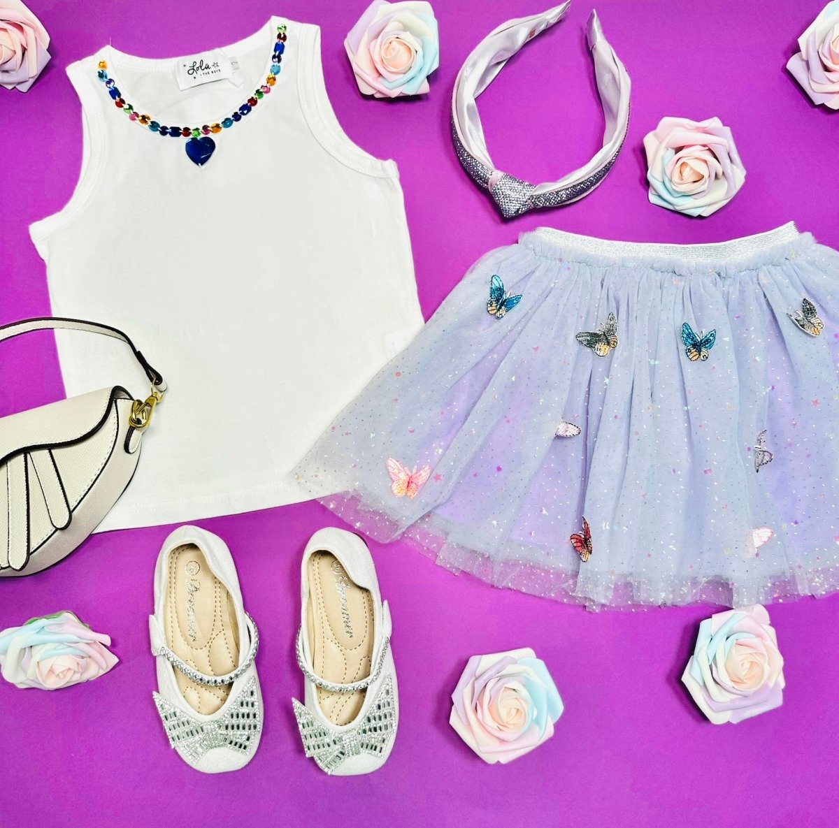 RAINBOW GEMS TANK TOP - LOLA AND THE BOYS