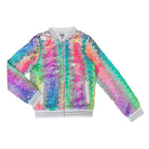 RAINBOW SEQUIN JACKET - JACKETS