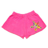 RAINBOW SMILEY FACE STAR SHORTS - SHORTS