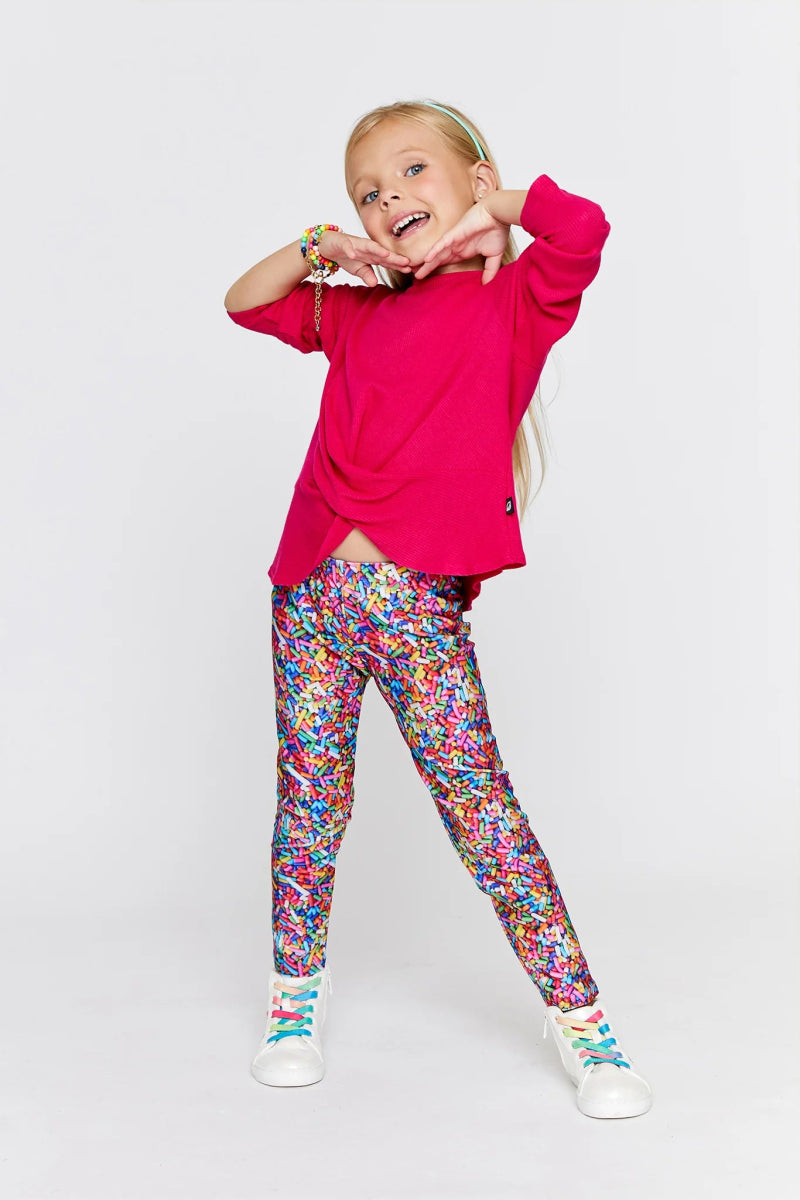RAINBOW SPRINKLE LEGGINGS (PREORDER) - TEREZ
