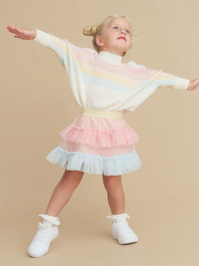 RAINBOW TULLE SKIRT (PREORDER) - HUXBABY