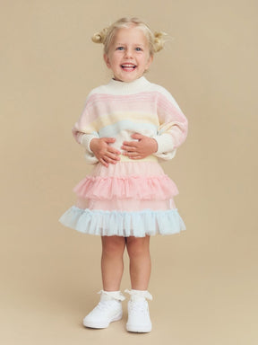 RAINBOW TULLE SKIRT (PREORDER) - HUXBABY