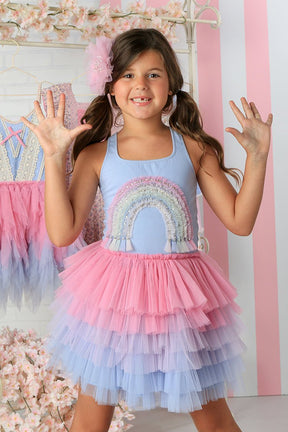 RAINBOW TUTU DRESS (PREORDER) - OOH! LA, LA! COUTURE