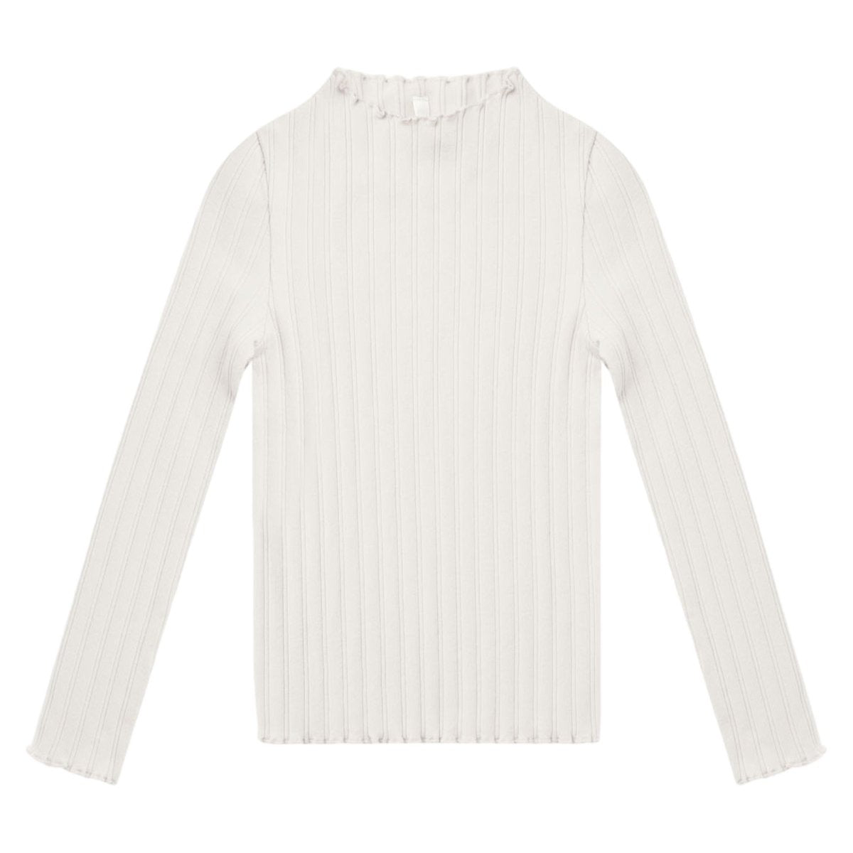 RIBBED LONG SLEEVE TOP - RYLEE + CRU