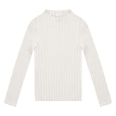RIBBED LONG SLEEVE TOP - RYLEE + CRU
