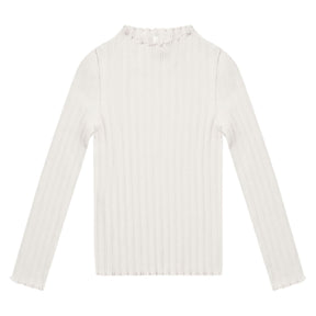 RIBBED LONG SLEEVE TOP - RYLEE + CRU