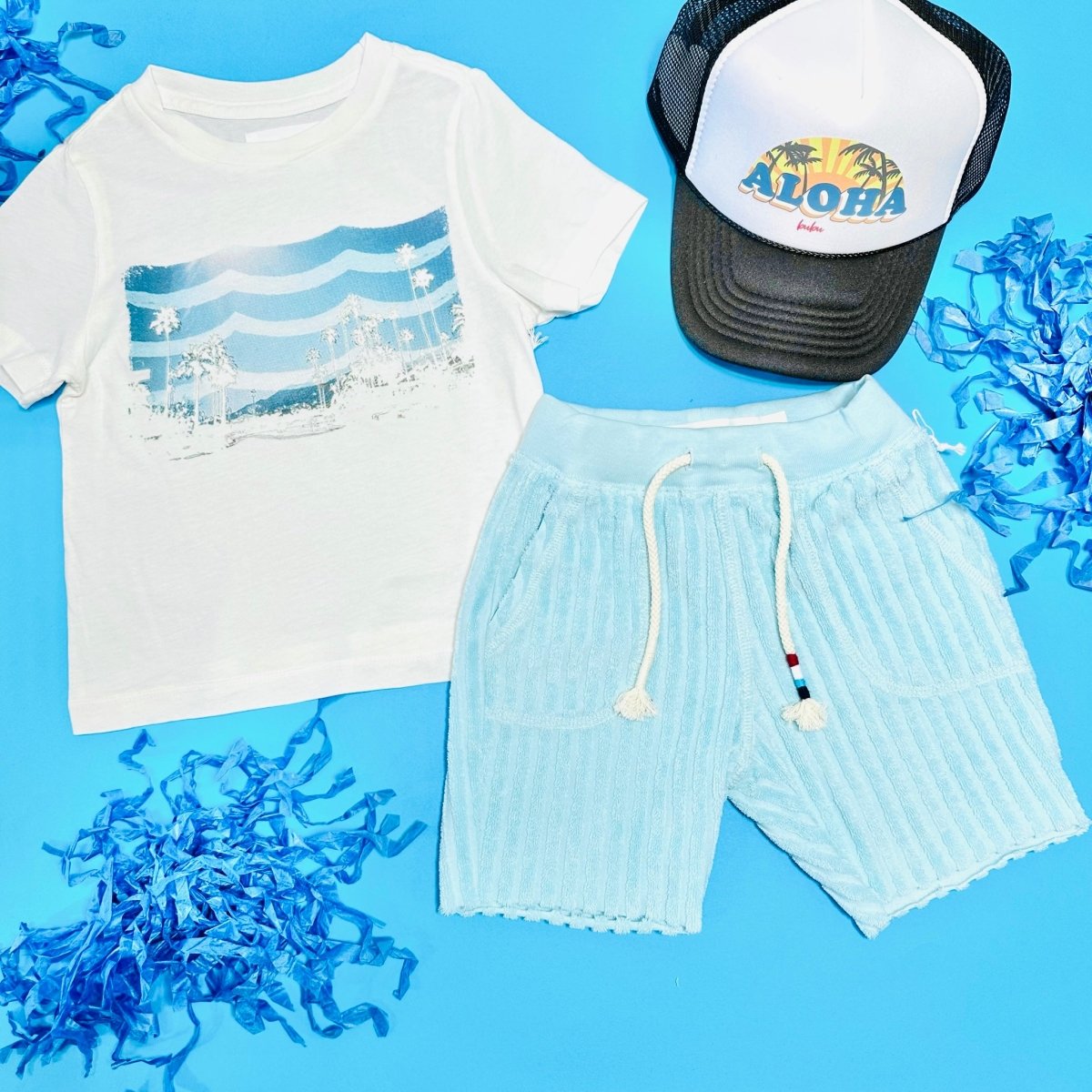 RIVIERA TERRY SHORTS - SOL ANGELES KIDS