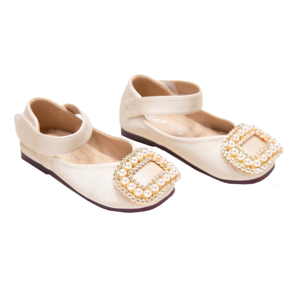 ROGER CRYSTAL SQUARE SHOES - FLATS