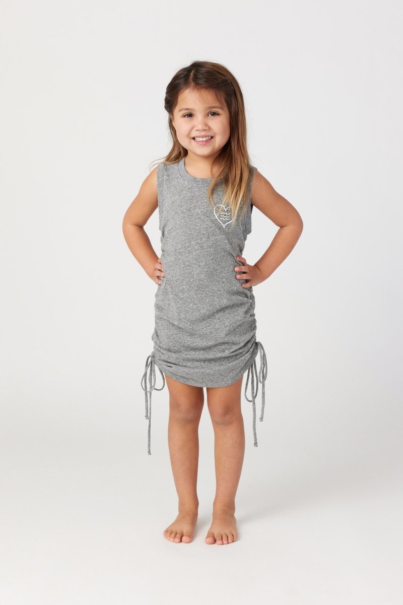 RUCHED TIE DRESS - DRESSES