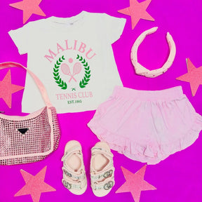 RUFFLE SOLID SHORTS - SHORTS