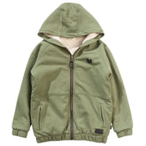 RUGGED SHERPA ZIP UP HOODIE JACKET - MUNSTER KIDS