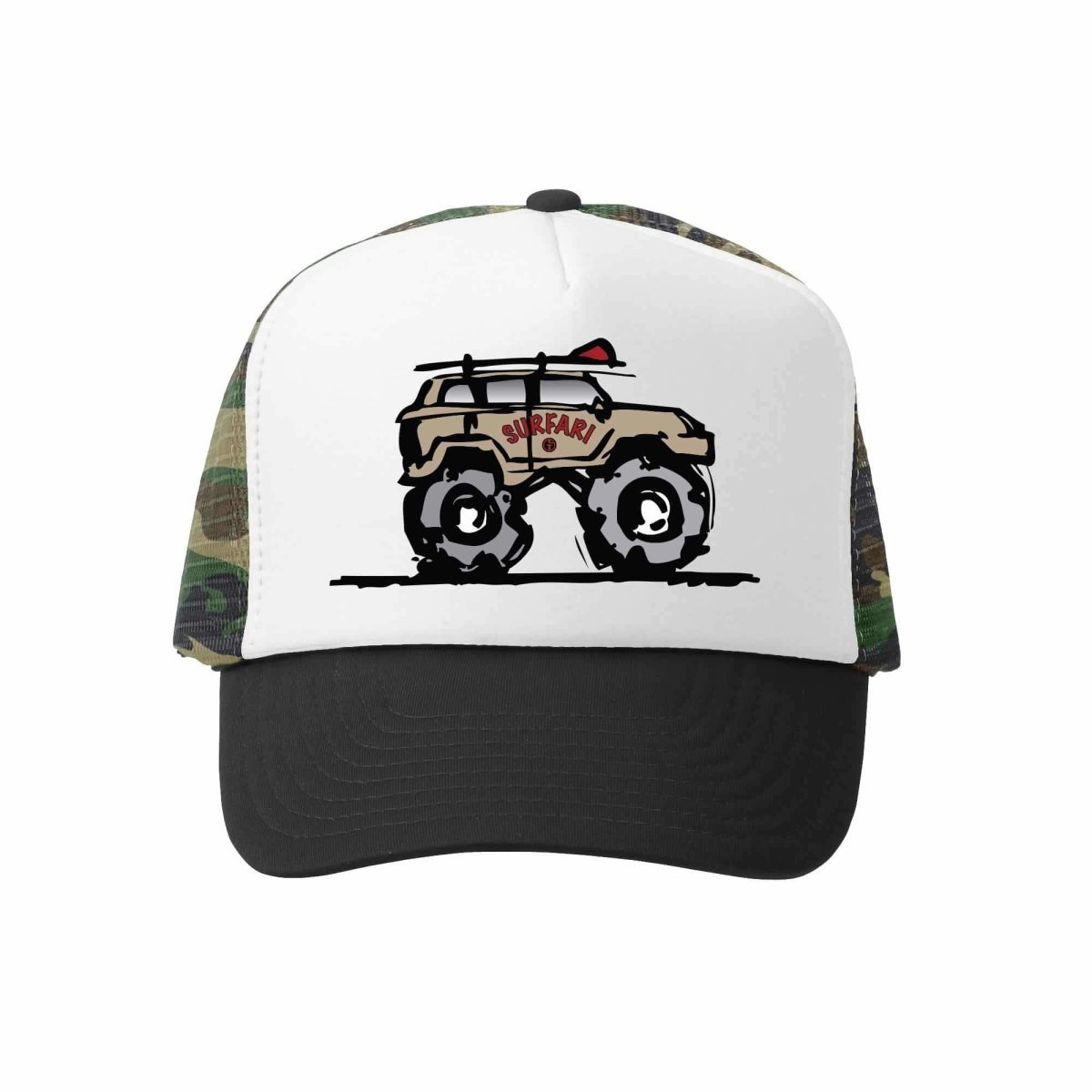 SAFARI CAMO TRUCKER HAT - HATS