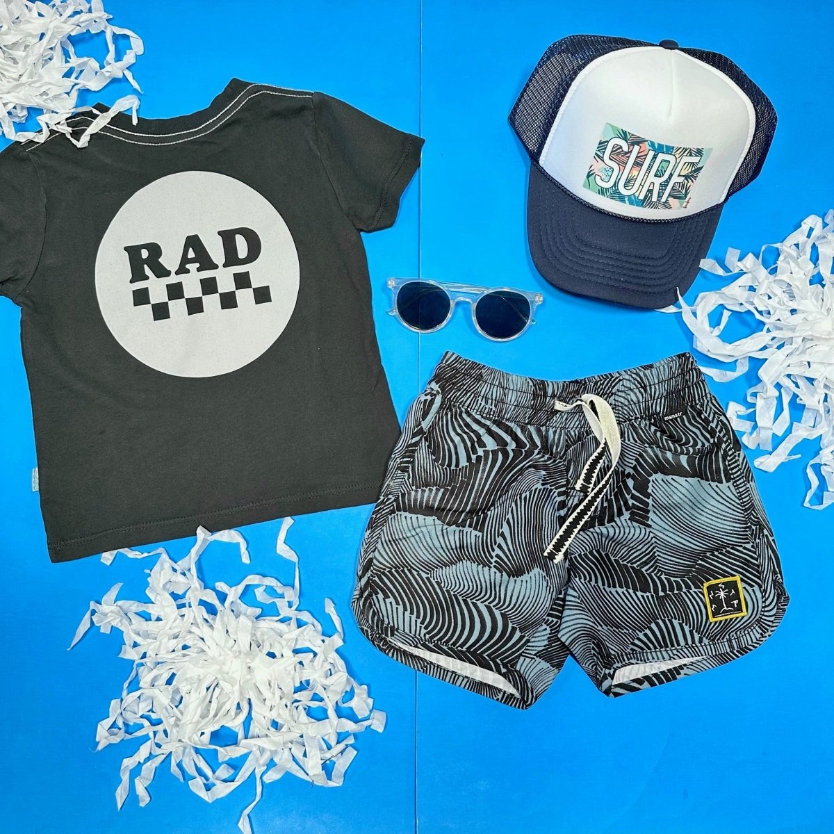 SCRIBBLE SWIM TRUNKS - SWIM TRUNKS