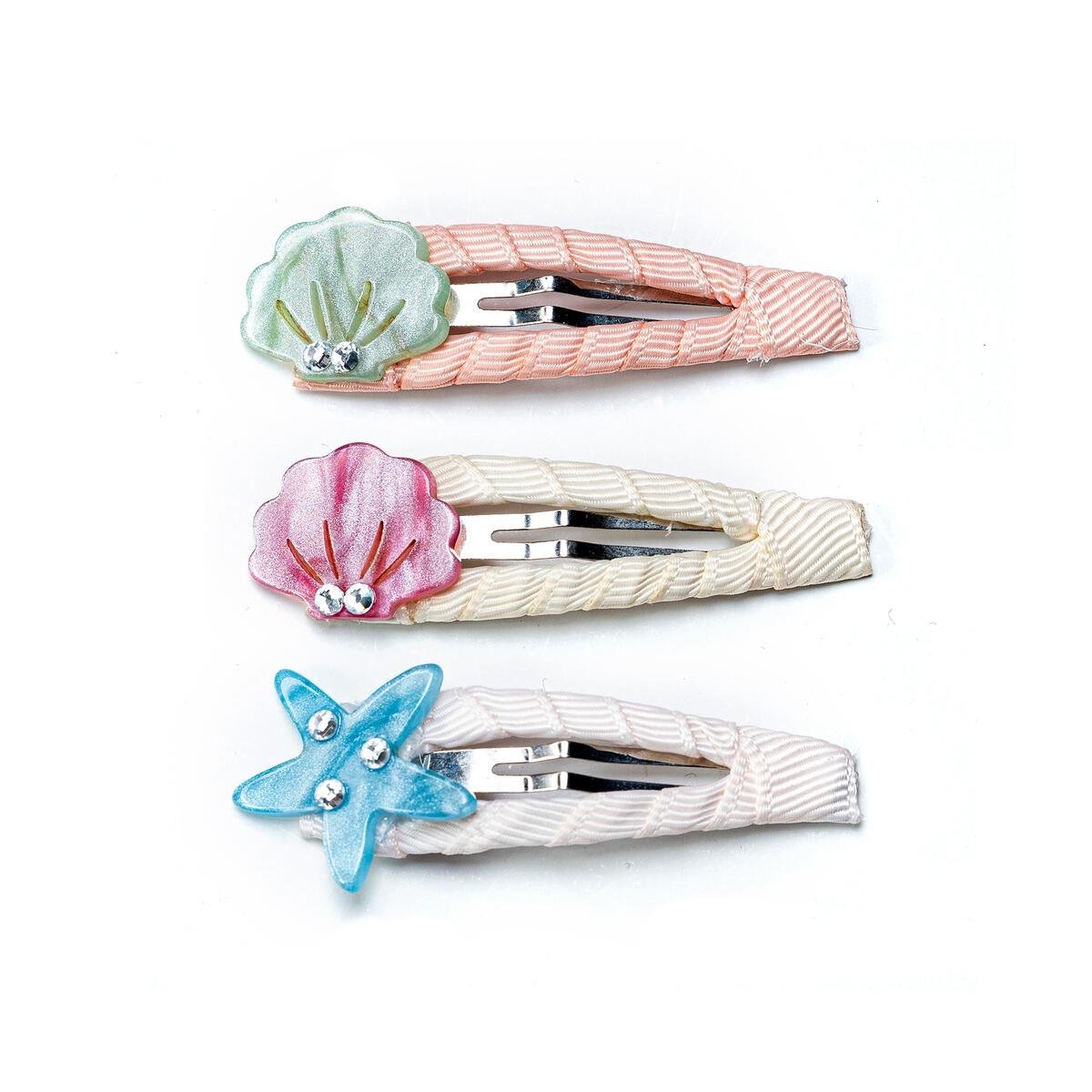 SEASHELL SNAP CLIPS - LILIES & ROSES
