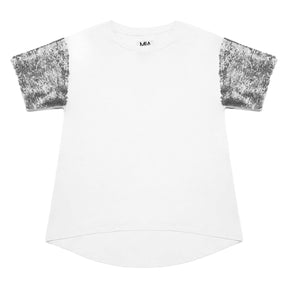SEQUIN SHORT SLEEVE TSHIRT (PREORDER) - MIA NEW YORK