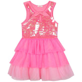 SEQUIN TOP RUFFLE TUTU DRESS - DRESSES