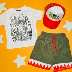 SHARK SWIM TRUNKS - SWIM TRUNKS