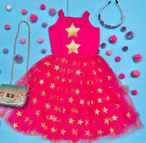 SHIMMER STAR TUTU DRESS - DRESSES