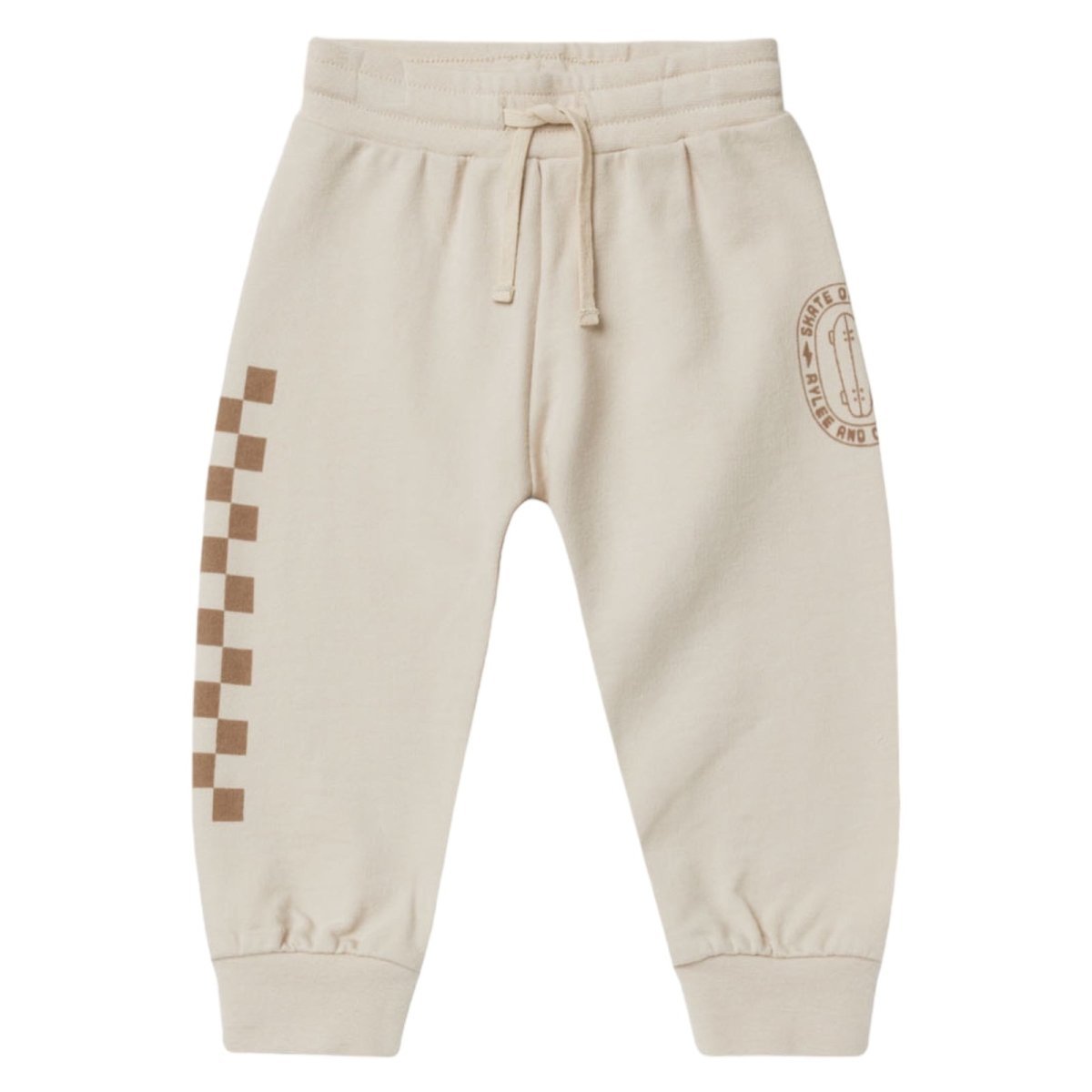 SKATE OF MIND CHECKERED SWEATPANTS - RYLEE + CRU