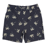 SKETCHY PALMS SWIM TRUNKS - SWIM TRUNKS