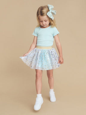 SKY RIB TSHIRT (PREORDER) - HUXBABY