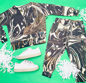 SLICKER SWIRL SWEATPANTS - SWEATPANTS
