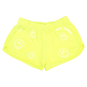 SMILES GOOD VIBES SHORTS - FLOWERS BY ZOE