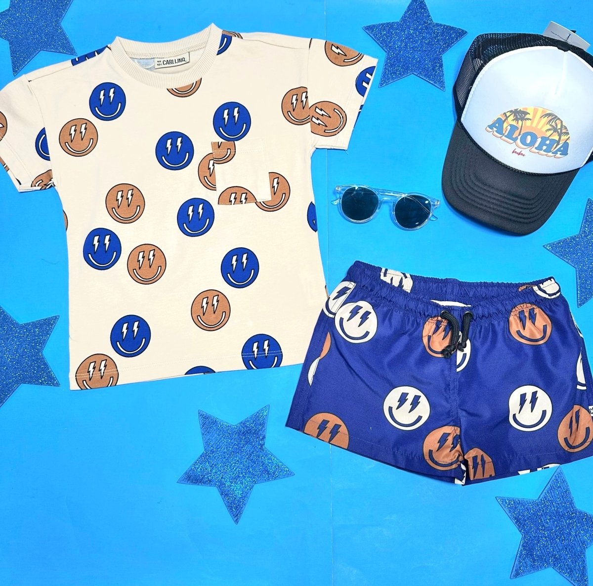 SMILES TSHIRT - SHORT SLEEVE TOPS