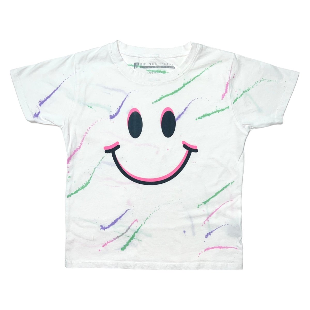 SMILEY FACE PAINT SPLATTER TSHIRT - PRINCE PETER