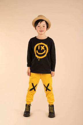 SMILEY LONG SLEEVE TSHIRT (PREORDER) - ROCK YOUR BABY