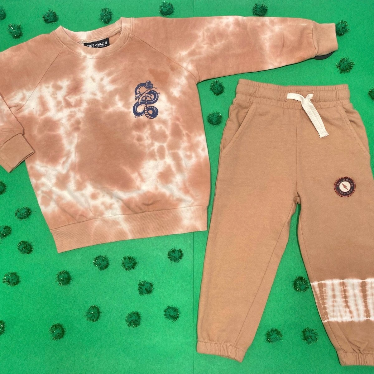 SNAKE TIE DYE SWEATSHIRT - SWEATERS