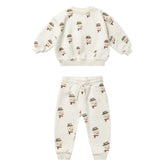 SNOWMAN SWEATSHIRT AND SWEATPANTS SET - RYLEE + CRU