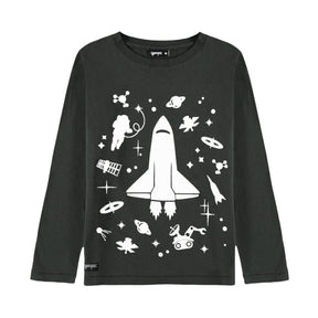 SPACE REFLECTIVE LONG SLEEVE TSHIRT (CHANGES COLOR) - LONG SLEEVE TOPS