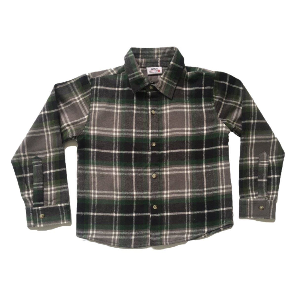 STAR BUTTON DOWN FLANNEL - MISH MISH