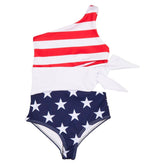 STAR SPANGLED LITTLE CARLIE ONE PIECE SWIMSUIT - BEACH RIOT KIDS