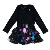 STARS RUFFLE DRESS - FLOWERS BY ZOE