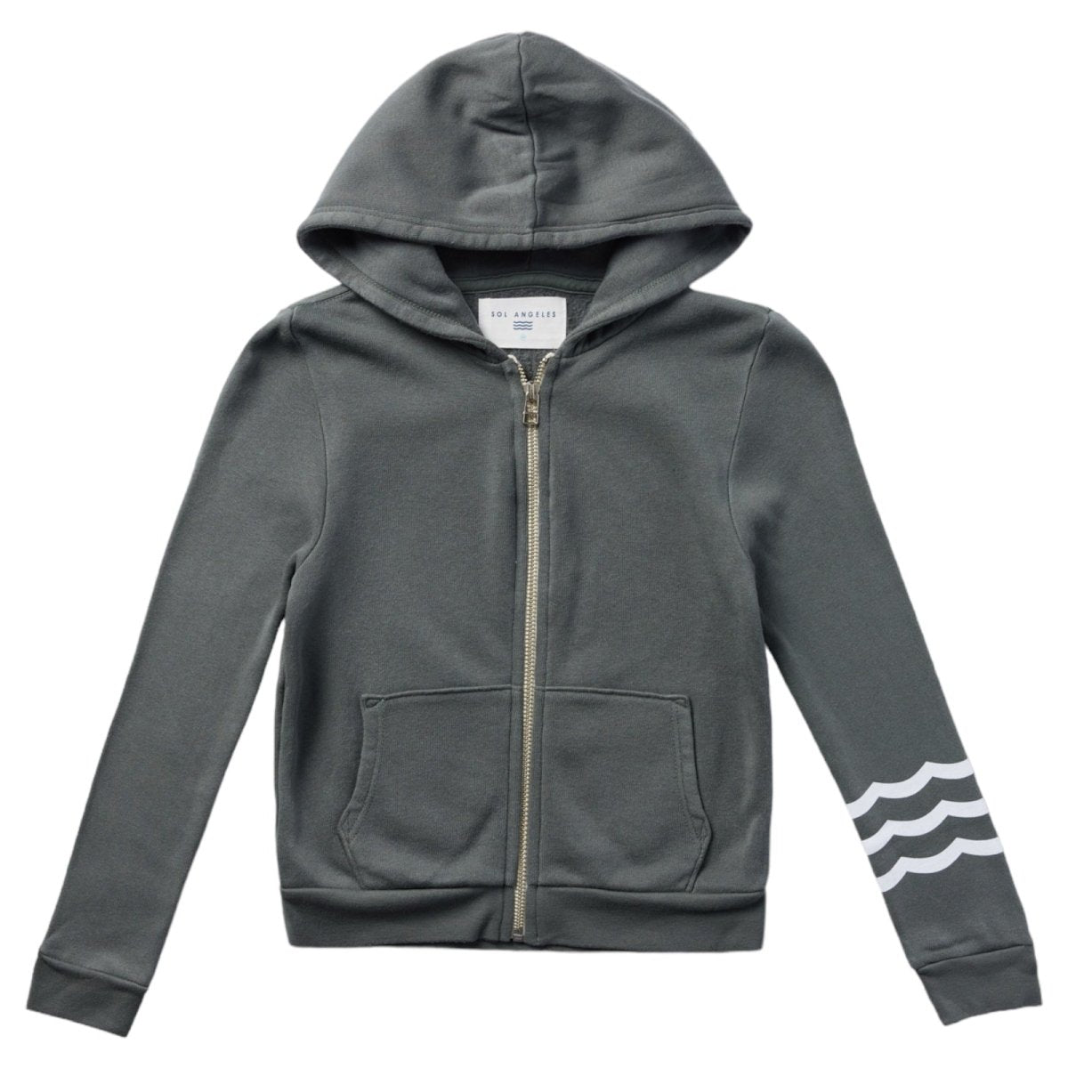 STORM WAVES ZIP UP HOODIE (PREORDER) - SOL ANGELES KIDS