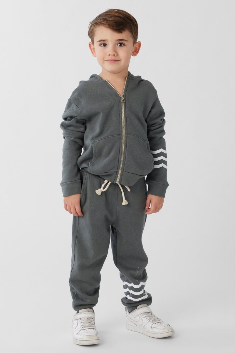 STORM WAVES ZIP UP HOODIE (PREORDER) - SOL ANGELES KIDS