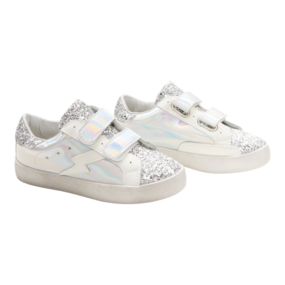 STORMI IRIDESCENT VELCRO SNEAKERS - MINI DREAMERS