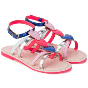STRAPPY SANDALS W/ HEARTS - SANDALS